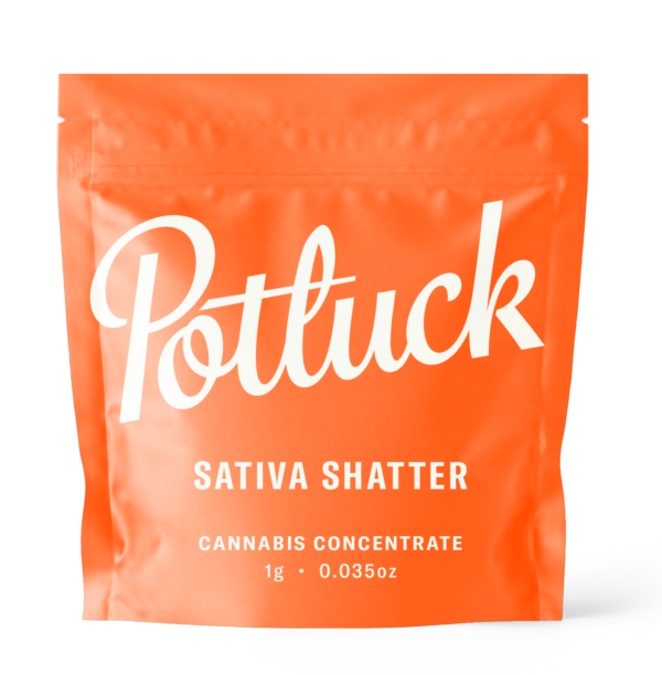 Potluck - Sativa Shatter - cannabis Concentrate | Pink Joint Canada