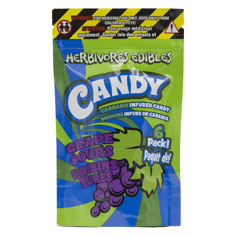 Herbivores Edibles – Grape Sours | Pink Joint Canada Herbivores Edibles – Grape Sours | Pink Joint Canada