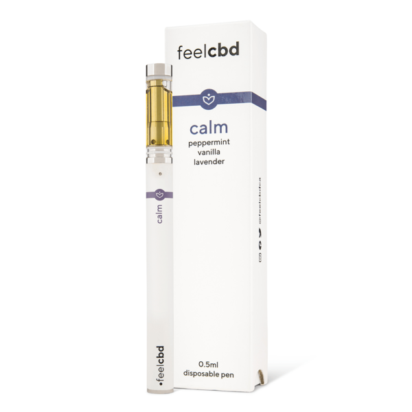 FeelCBD – Calm – Disposable CBD Vape Pen 0.5ml | Pink Joint Canada