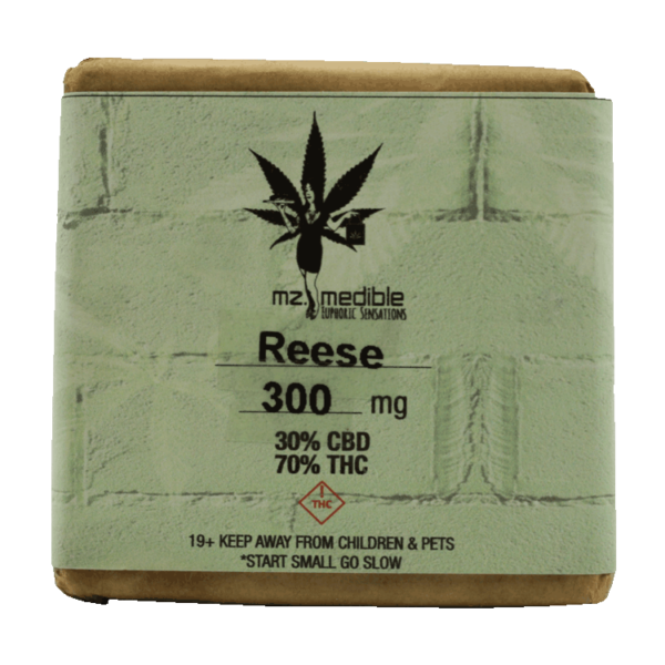 Mz Medibles – Reese Bar – 300mg | Pink Joint Canada