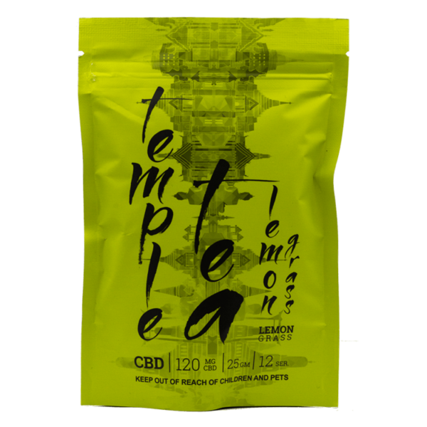 Temple Tea – Lemongrass CBD Tea – 120mg | Pink Joint Canada