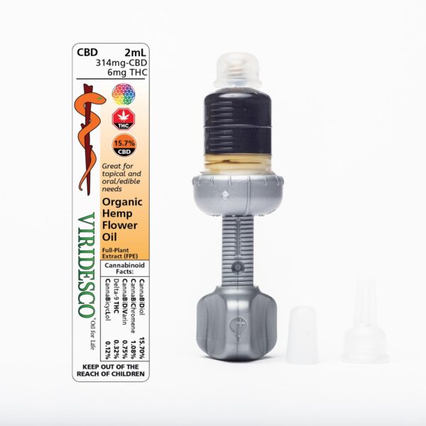 Viridesco – Organic Hemp Flower Oil – 2ml CBD | Pink Joint Canada