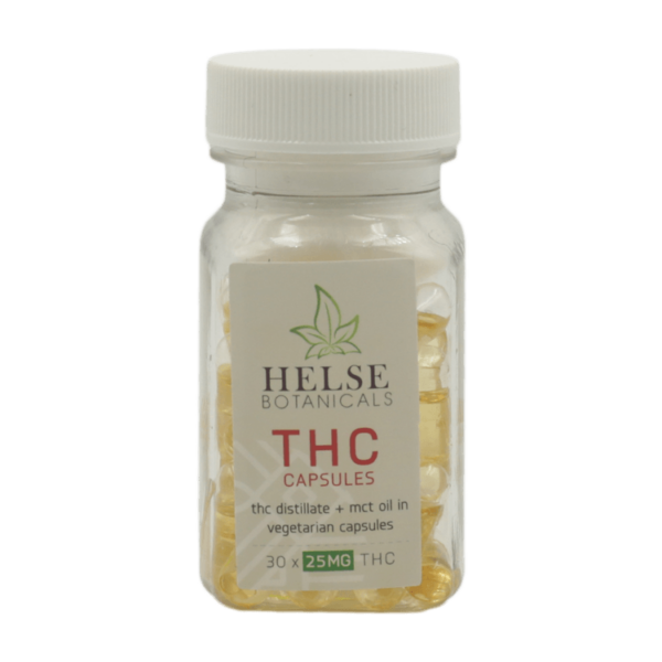 Helse Botanicals – THC Capsules – 25mg | Pink Joint Canada