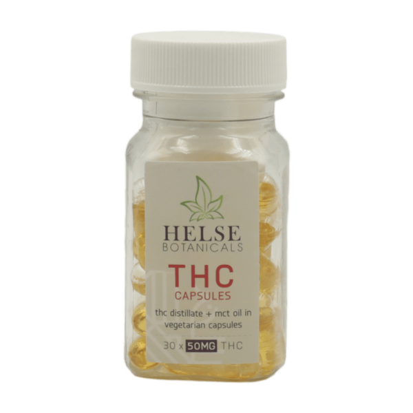 Helse Botanicals – THC Capsules – 50mg | Pink Joint Canada