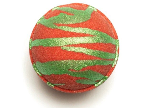 Nikki Stikki Botanicals – CBD Bath Bomb – Christmas Spirit Bomb (red/green) – 300mg CBD | Pink Joint Canada