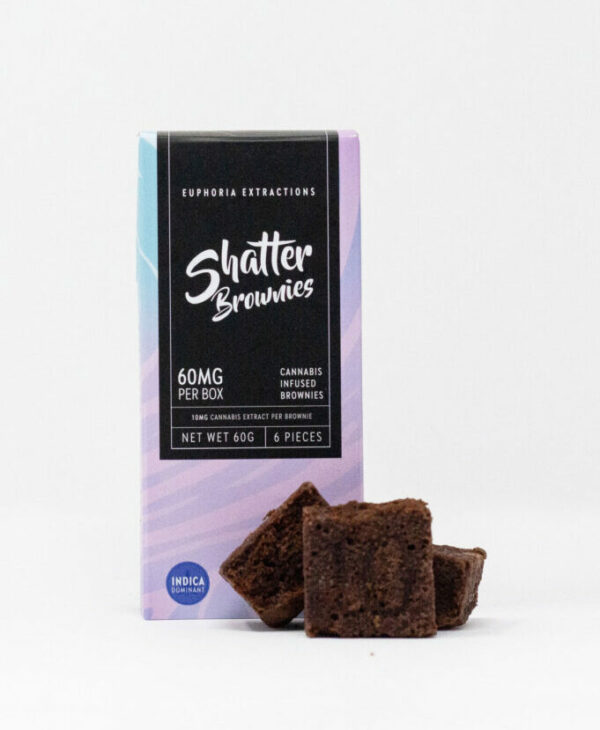 Euphoria Extractions – Shatter Brownies (Indica) | Pink Joint Canada