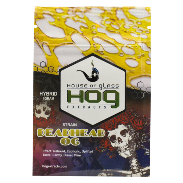 House Of Glass – Shatter – Deadhead OG 1g | Pink Joint Canada