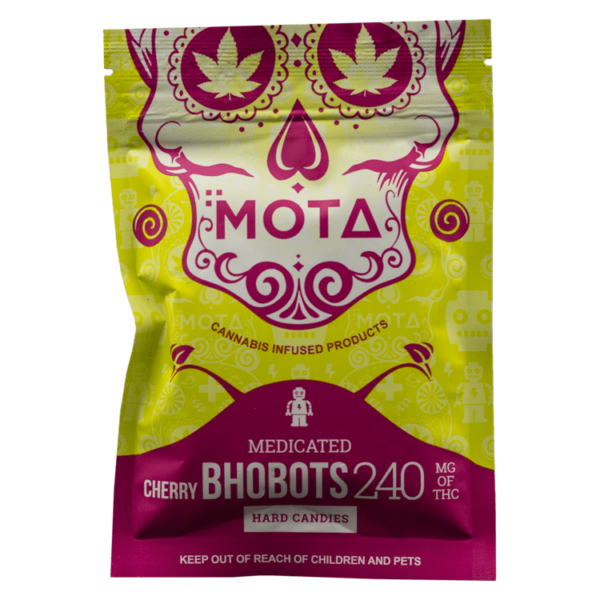 MOTA Edibles – BHO Bots – Cherry – 240mg THC | Pink Joint Canada