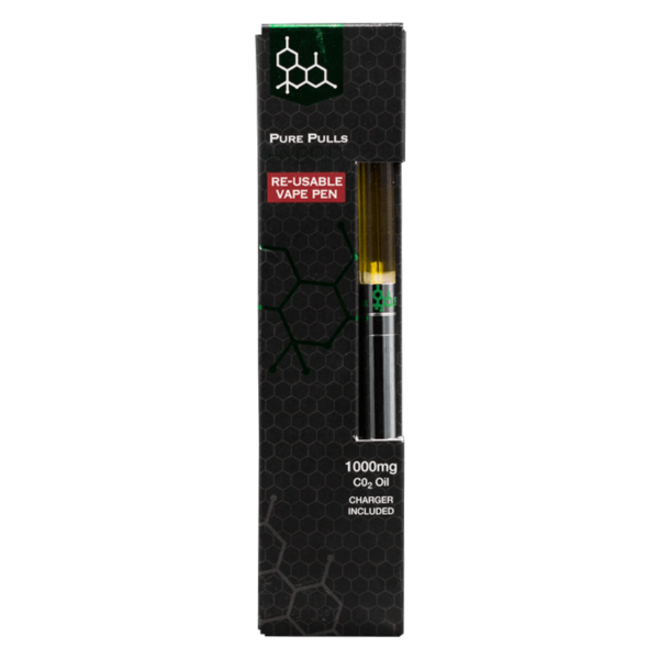 Pure Pulls – CO2 Oil Reusable Vape Pen – Sativa 1ml | Pink Joint Canada