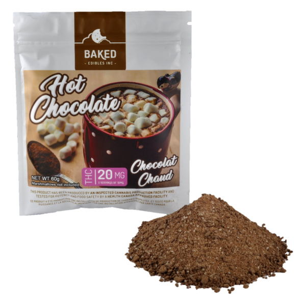 Baked Edibles – Hot Chocolate 20mg THC | Pink Joint Canada Baked Edibles – Hot Chocolate 20mg THC | Pink Joint Canada
