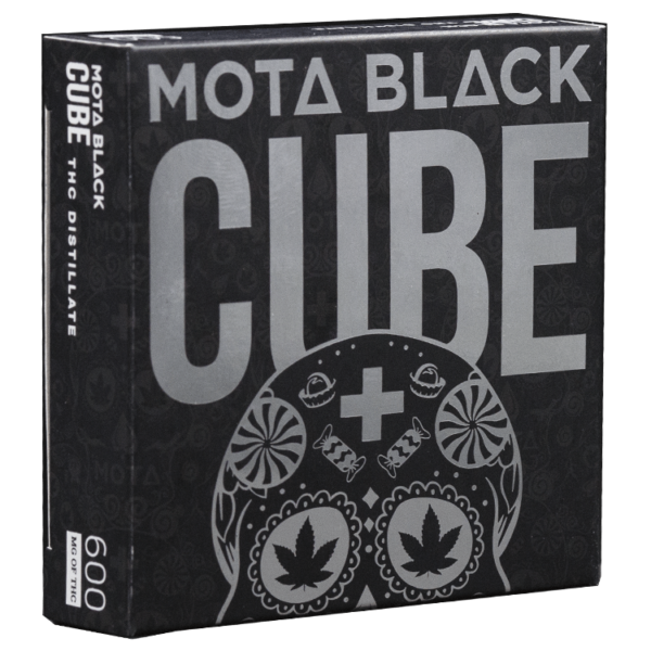 MOTA Black Cube – 600mg THC Milk Chocolate Cube | Pink Joint Canada