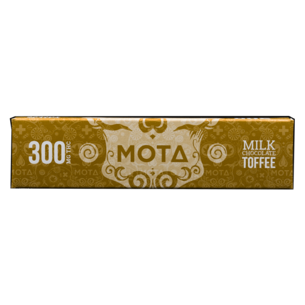 MOTA Edibles – Milk Chocolate Toffee Bar – 300mg THC | Pink Joint Canada