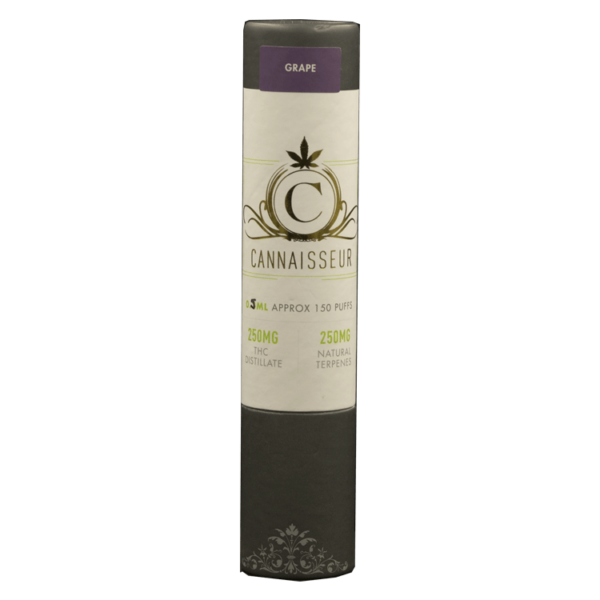 Cannaisseur – Disposable THC Distillate Pen – Grape 0.3ml | Pink Joint Canada