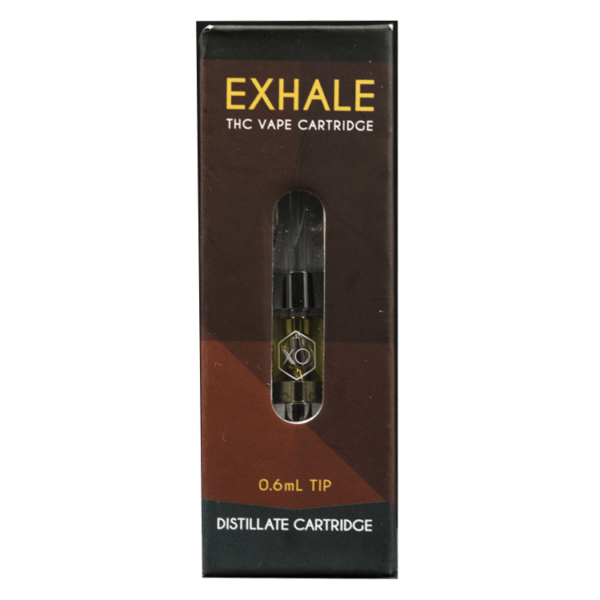 XO Exhale – THC Distillate Refill Cartridge – Banana Kush 0.6ml | Pink Joint Canada