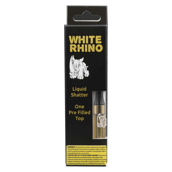 White Rhino – Liquid Shatter Refill Cartridge – Girl Scout Cookies 1g | Pink Joint Canada