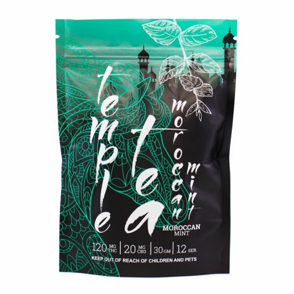 Temple Tea – Moroccan Mint – 120mg THC | Pink Joint Canada