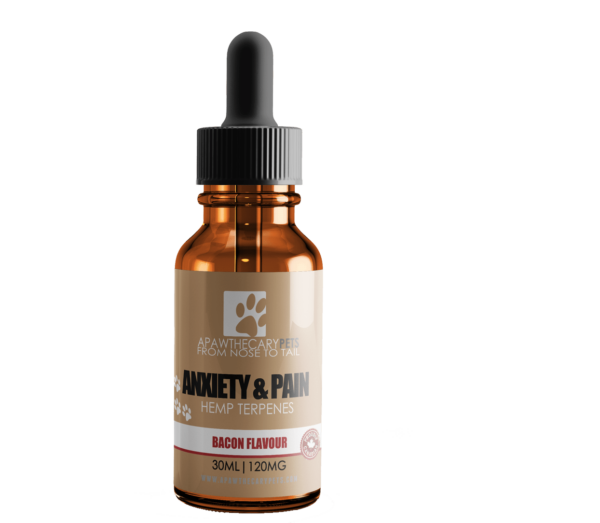 Apawthecary – Pet Oral Drops – Bacon 300 mg – 30ml Bottle | Pink Joint Canada