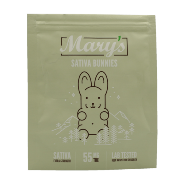 Mary’s Medibles – Sativa Bunnies – Extra Strength – 55mg | Pink Joint Canada