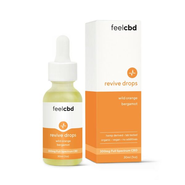FeelCBD – Revive Drops – CBD Tincture 300mg | Pink Joint Canada