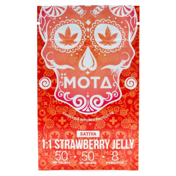 Mota – White Cube CBD – Strawberries & Cream – 180mg CBD | Pink Joint Canada