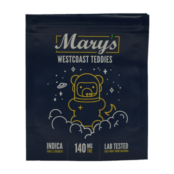 Mary’s Medibles – Westcoast Teddies – Triple Strength – 140mg | Pink Joint Canada