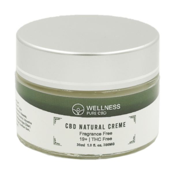 Wellness Pure CBD – Natural Creme – 500mg | Pink Joint Canada