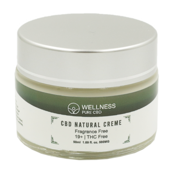 Wellness Pure CBD – Natural Creme – 500mg | Pink Joint Canada