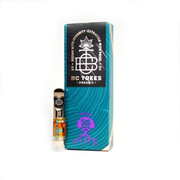 BC Trees – Organic CO2 Refill Cartridges – Indica – 500mg | Pink Joint Canada