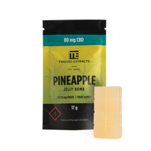 Twisted Extracts – Pineapple Jelly Bombs – CBD | Pink Joint Canada