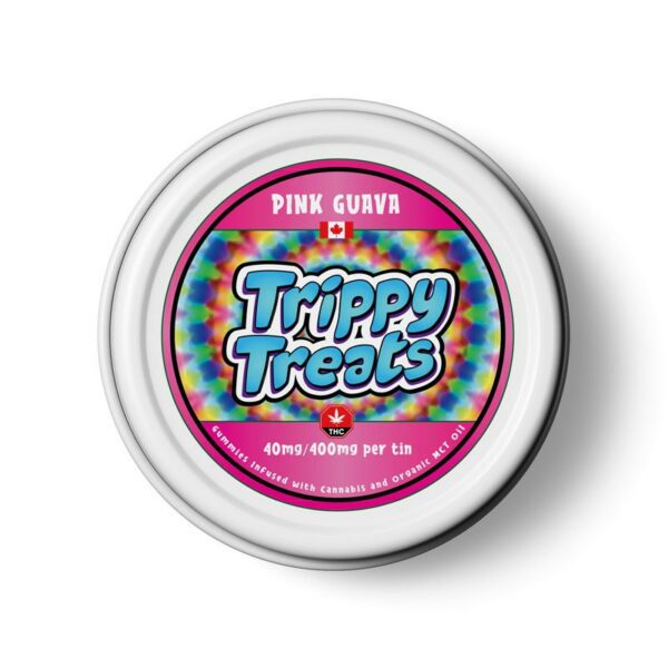 Trippy Treats – Hawaiian Fruit Punch Gummies – 400mg THC | Pink Joint Canada