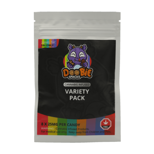 Doobie Snacks – CBD Sour Gummy Bears – 150mg CBD | Pink Joint Canada