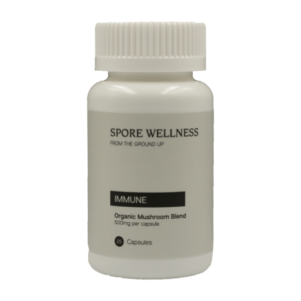 Spore Wellness – Organic Mushroom Blend – 500mg | Pink Joint Canada