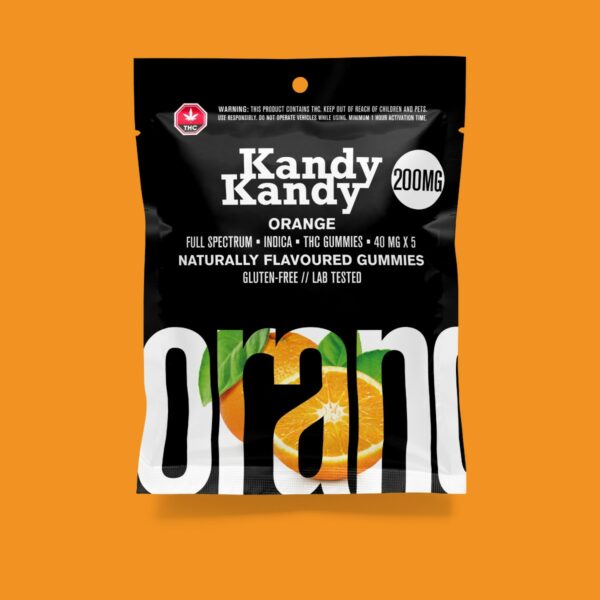 Kandy Kandy – Orange Gummies | Pink Joint Canada