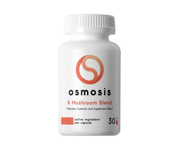 Osmosis 6 Mushroom Blend (30 Capsules) | Pink Joint Canada