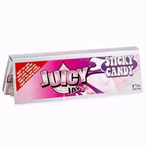 Juicy Jay’s – Superfine Hemp Papers (1.25 Inch) – Sticky Candy | Pink Joint Canada