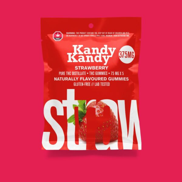 Kandy Kandy – Strawberry Gummies | Pink Joint Canada