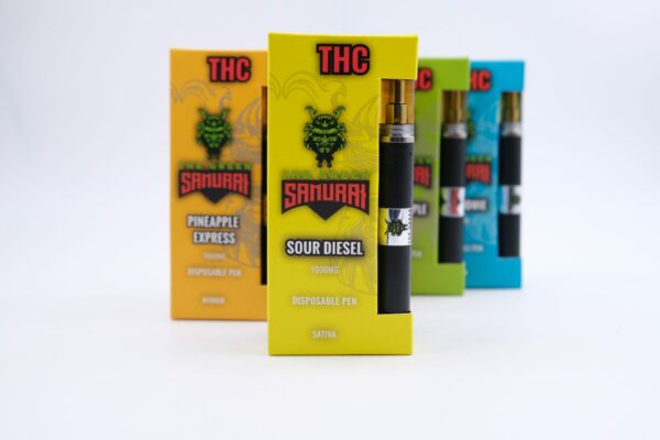 Green Samurai – Disposable Vapes – Sativa – 1ml | Pink Joint Canada