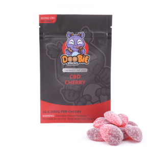 Doobie Snacks – CBD Cherry Gummies – 500mg CBD | Pink Joint Canada