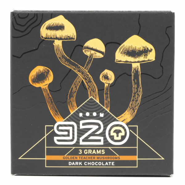Room 920 – Mushroom Chocolate Bar – Dark Chocolate – 3 Grams | Pink Joint Canada