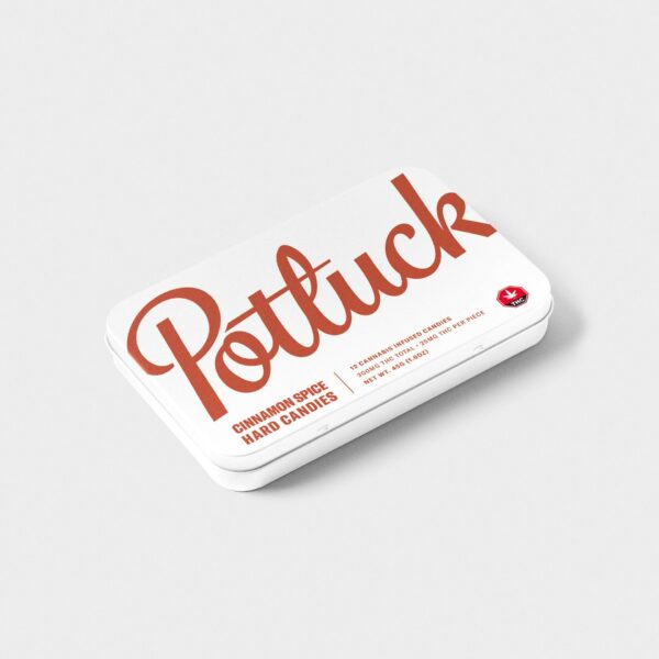 Potluck – Hard Candy – Cinnamon Spice – 300mg THC | Pink Joint Canada