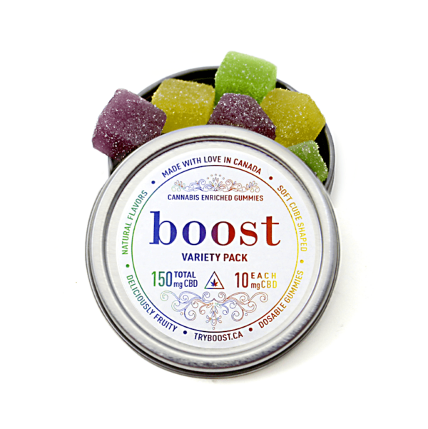 Boost – CBD Variety Pack Gummies – 150mg | Pink Joint Canada