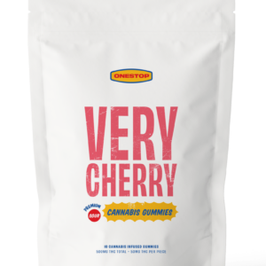 Onestop – Very Cherry THC Gummies 500mg | Pink Joint Canada