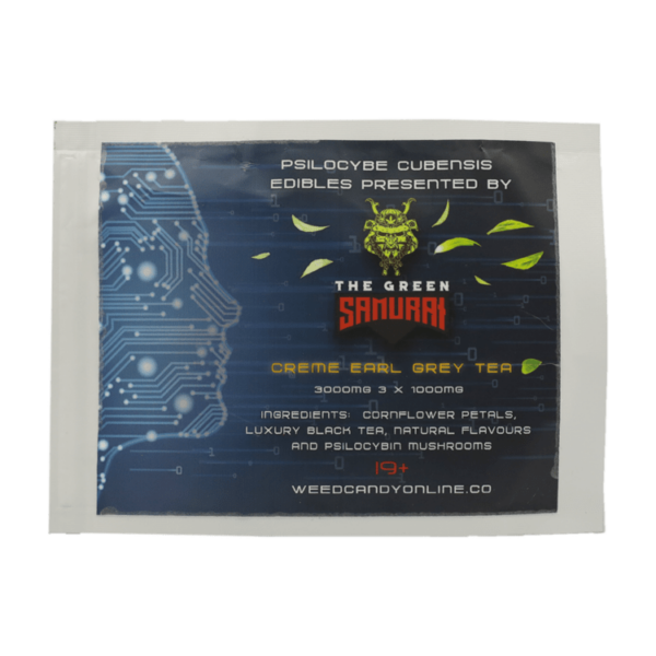 The Green Samurai – Creme Earl Grey Tea – 3000mg | Pink Joint Canada