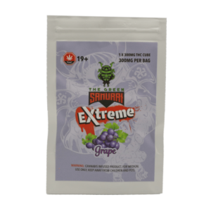 Green Samurai Extreme – Grape Gummy – 300mg THC | Pink Joint Canada