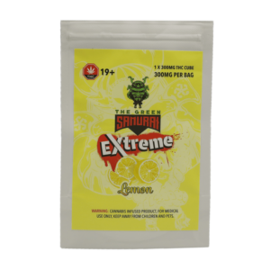 Green Samurai Extreme – Lemon Gummy – 300mg THC | Pink Joint Canada