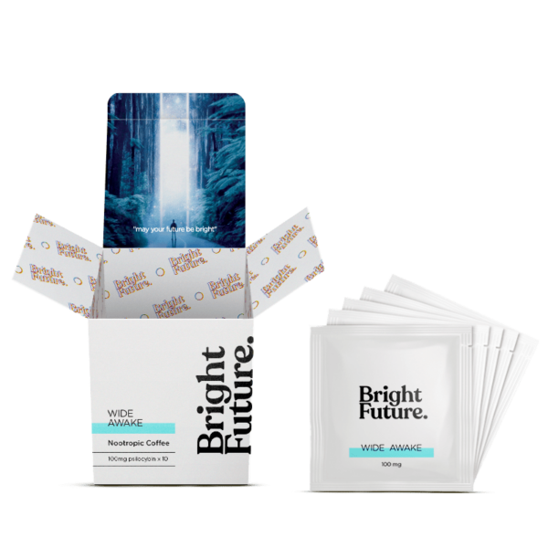 Bright Future – Nootropic Coffee – Wide Awake – 100mg | Pink Joint Canada
