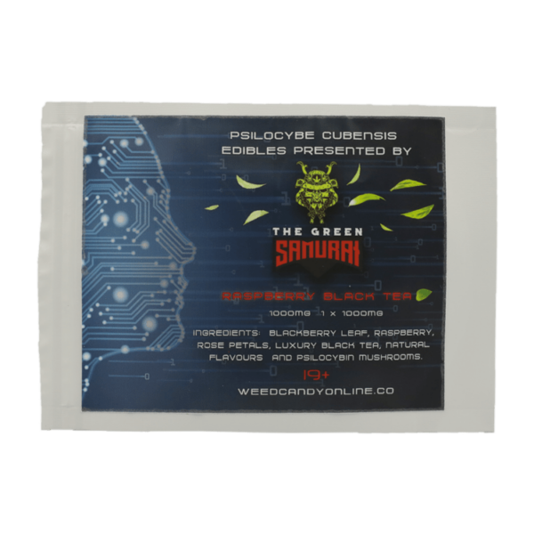 The Green Samurai – Raspberry Black Tea – 1000mg | Pink Joint Canada